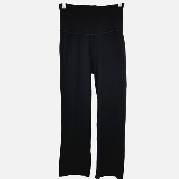 lululemon athletica Pants - Lululemon Groove Super High Rise Crop Pants 23" Black Size 4